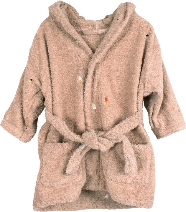 Immagine prodotto Filibabba Accappatoio con ricamo 1-2 anni - Frappé (80, 86, 90, 92, 85 A)
