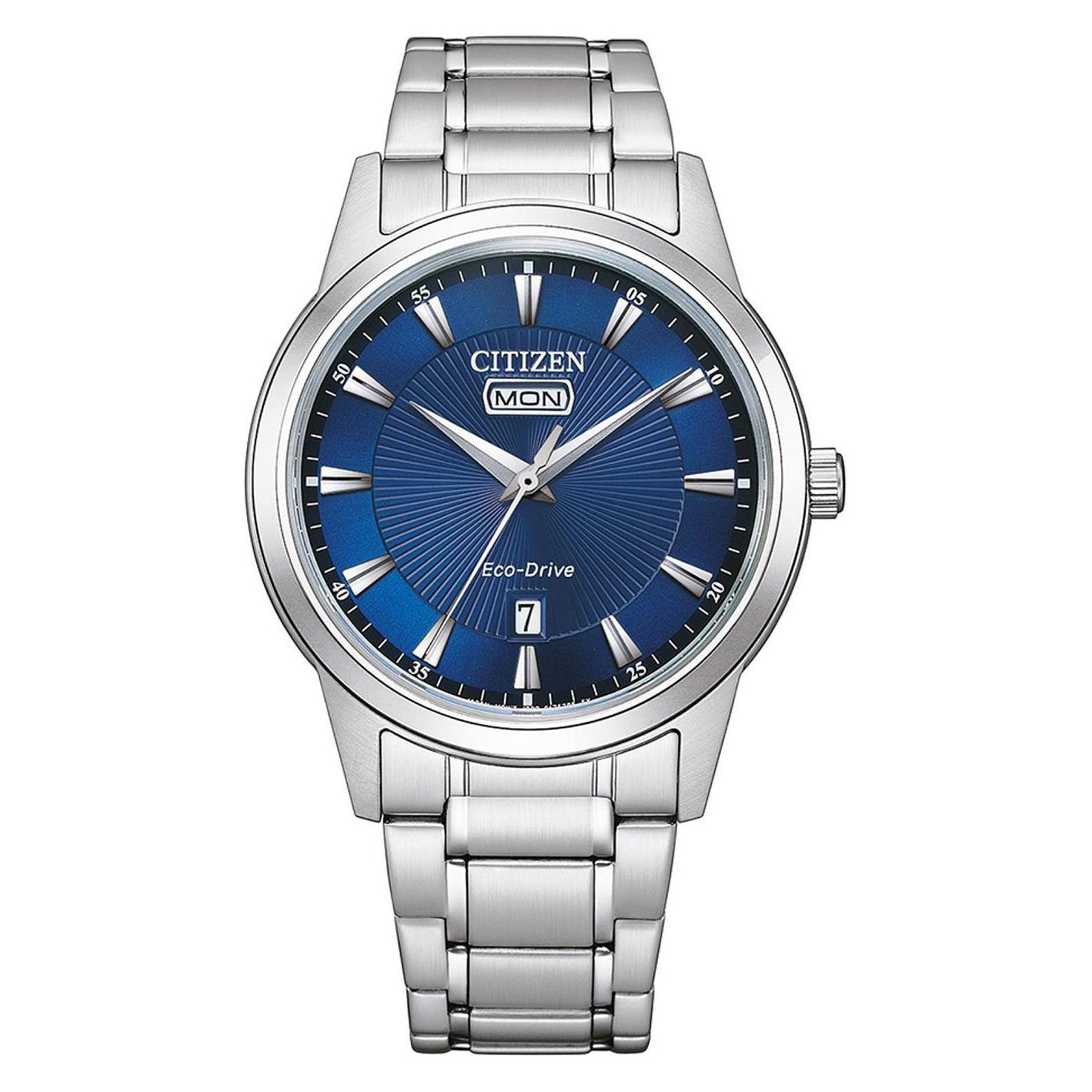 Citizen, Horloge, AW0100-86LE Eco-Drive Sport Heren 40mm 3ATM, Zilver, (Sporthorloge, 40 mm)