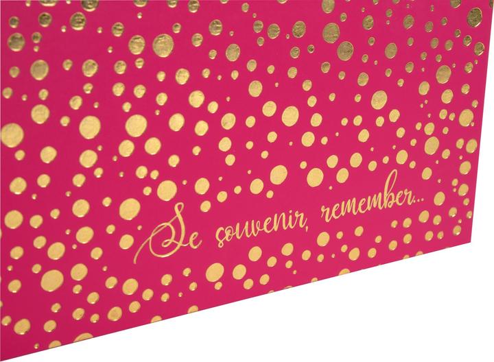 Produktbild Exacompta Fotoalbum Plum, 250 x 250 mm, himbeere / gold (25 x 25 cm)