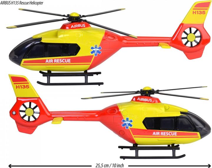 Actual product image Majorette Airbus H135 Rescue Helicopter