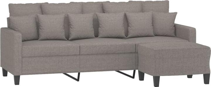 Produktbild vidaXL 3-Sitzer-Sofa mit Hocker (3-Sitzer)
