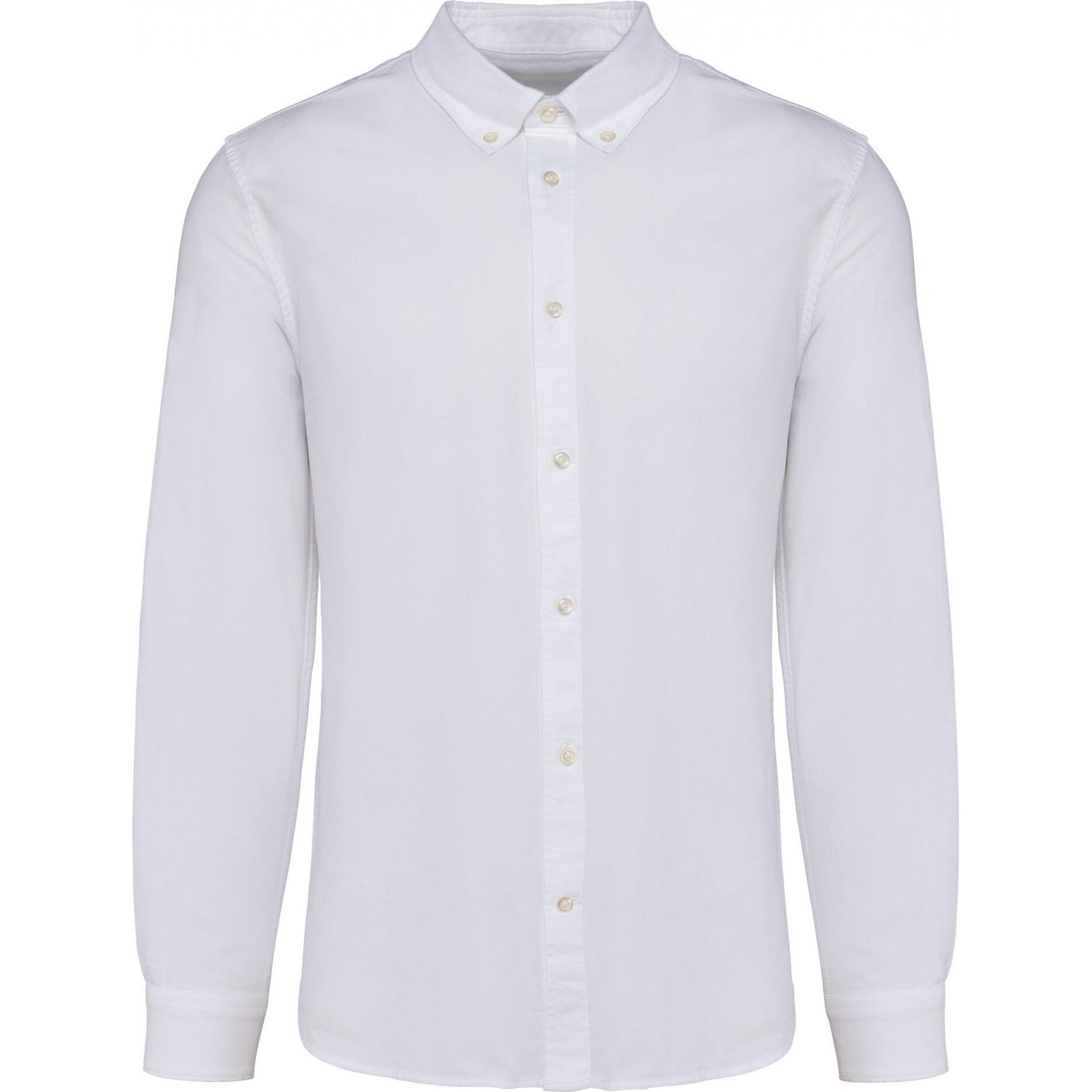 Thumbnail - Kariban, Herren, Hemd, Oxford, Weiss, (3XL)