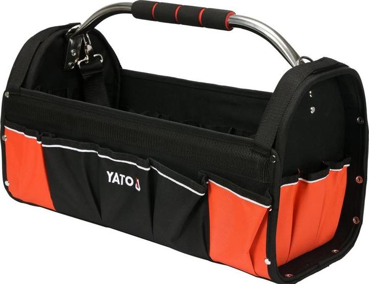 Actual product image Yato OPEN Tool case 22 "WITH PIPE HOLDER 11 pockets (1 Piece)