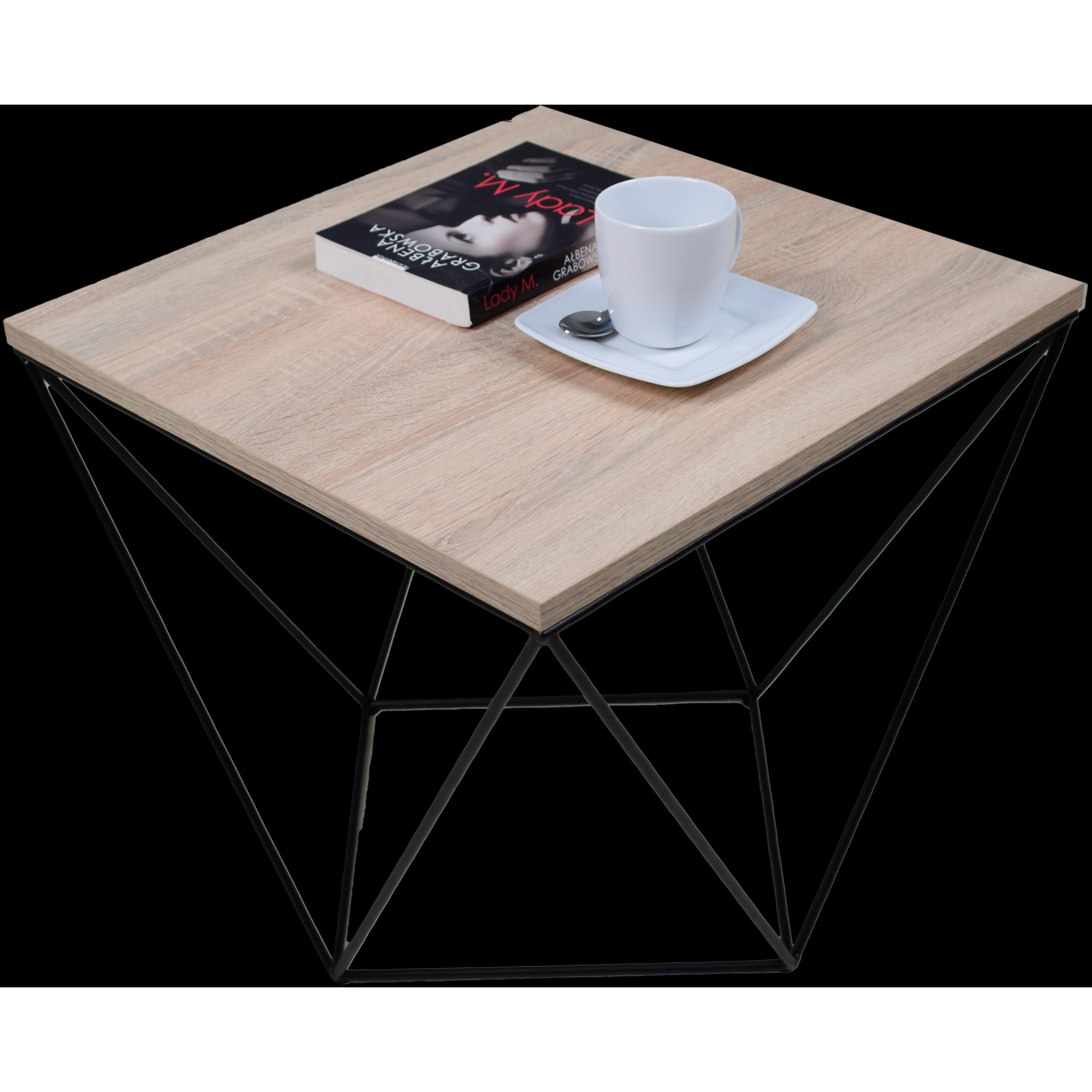ADRK Furniture, Couchtisch + Beistelltisch, Diana (50 x 50 x 45 cm)