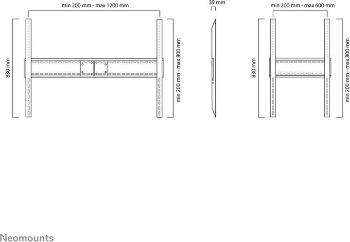 Produktbild Neomounts Lfd-W1500 (Wand, 150 kg)