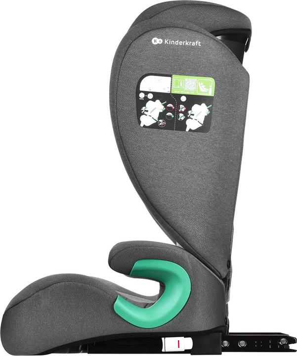 Productafbeelding KinderKraft Junior Fix 2 I-Maat Raket Grijs (Kinderzitje, ECE R129/i-Size standaard)