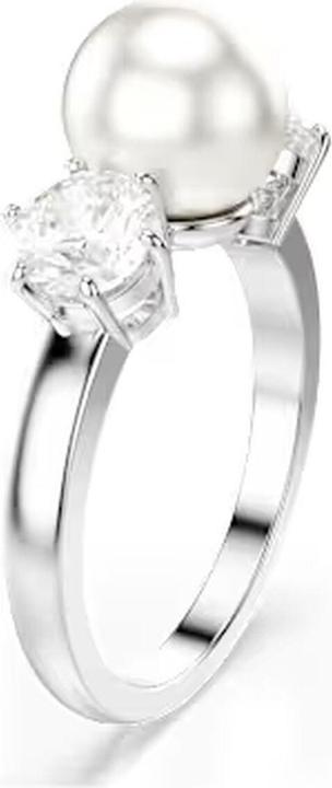 Produktbild Swarovski Matrix Ring Kristallperle Rundschliff Weiss (52)