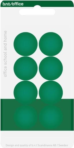 B.N.T. Magneter BNT grøn Ø20mm blister 8stk/pak - (8 pcs.) (8 x)