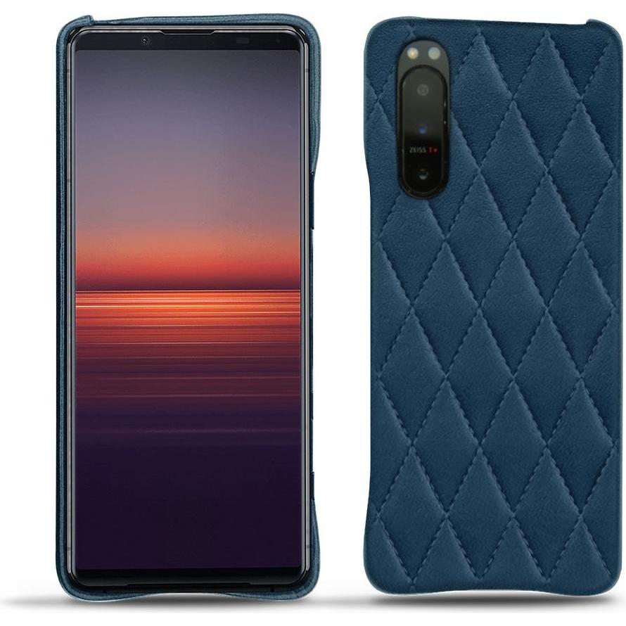 Noreve Lederschutzhülle (Sony Xperia 5 II), Smartphone Hülle, Blau