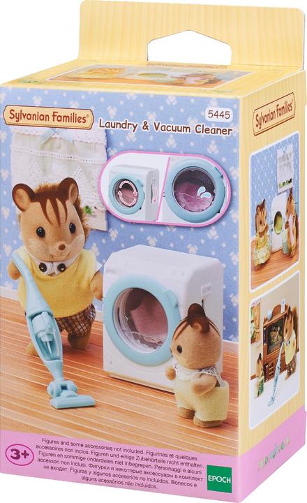 Actual product image Sylvanian Families Laundry and Vacuum Cleaner