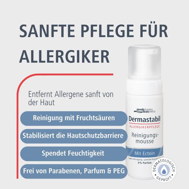 Actual product image Dr. Theiss Dermastabil Reinig Mousse (150 ml)
