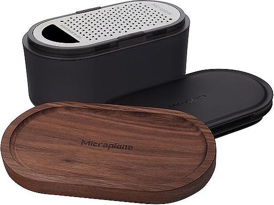 Produktbild Microplane Handreibe Auffangbehälter / Walnuss