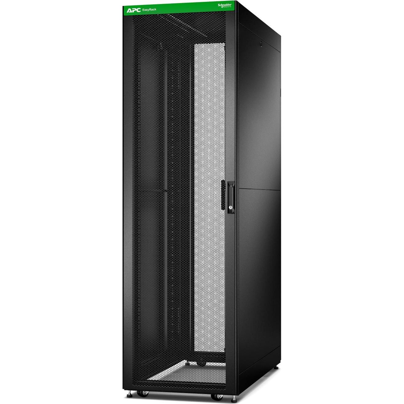 APC Netzwerkschrank Easy Rack ER6212 42HE / Schwarz (42 HE, 19 Zoll Rack), Serverschrank, Schwarz