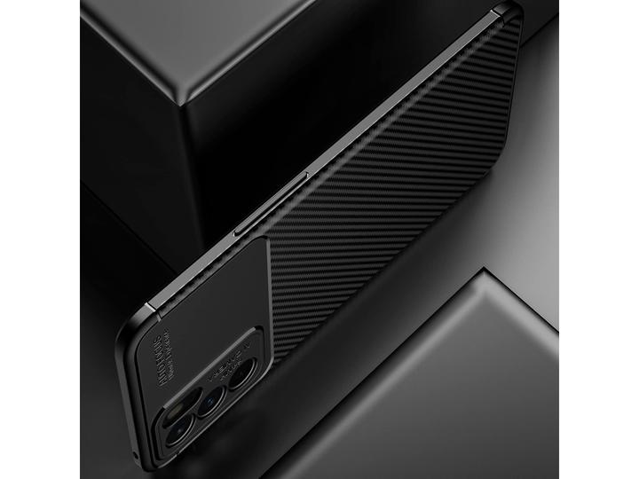 Actual product image Screenguard Oppo Reno6 Pro 5G (MediaTek) Cover Carbon Design TPU Case (Oppo Reno 6 Pro 5G (MediaTek))