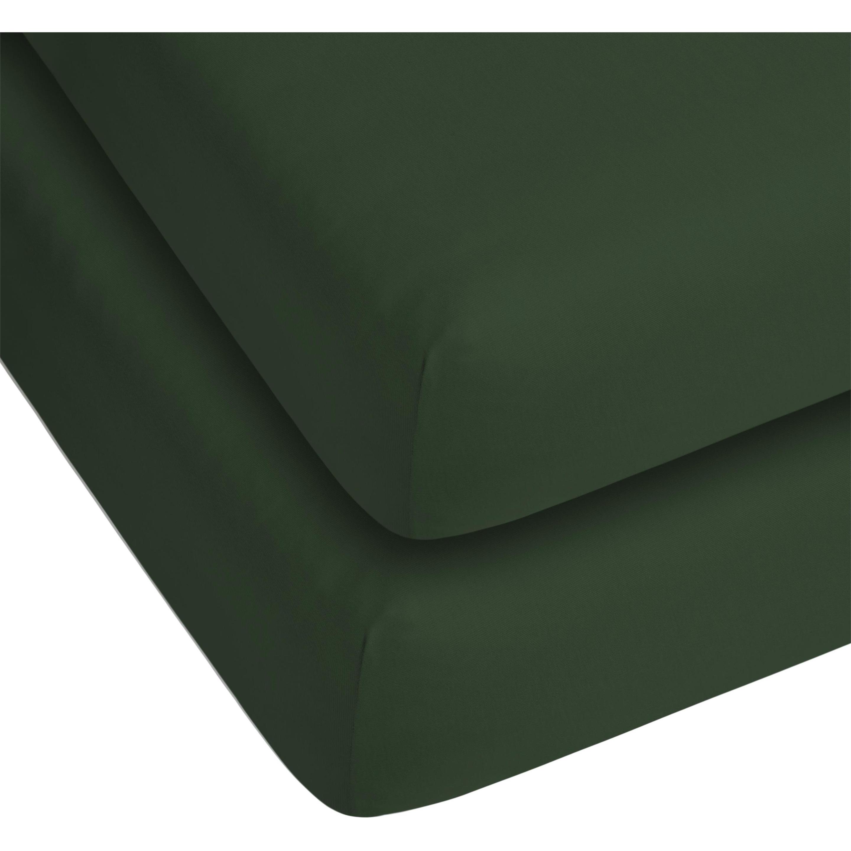 Aspero, Fixleintuch, 2 x Spannbettlaken aus Baumwolle (180, 200 x 200 x 25 cm)