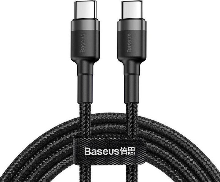 Image du produit Hermex USB-C vers USB-C Câble de charge rapide Baseus Câble de données 1m 60W PD Nylon (1 m, USB 3.0, 60 W)