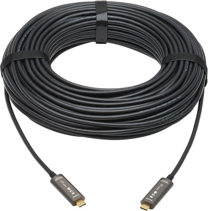 Produktbild Eaton TRIPPLITE USB-C to USB-C Plenum-Rated Fiber Active Optical Cable AOC - 4K 60 Hz HDR 4:4:4 M/M (30 m, USB 3.0)