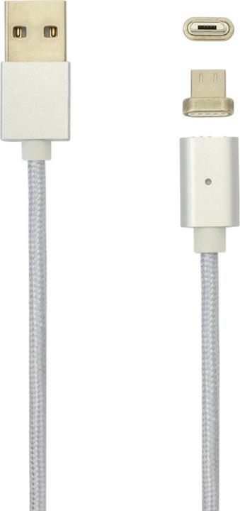 Produktbild Sbox Magnetic USB->Micro USB M/M 1m (1 m, USB 2.0)