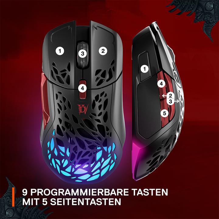 Produktbild SteelSeries Aerox 5 Diablo IV (Kabelgebunden)