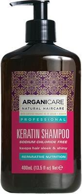 Actual product image Arganicare Keratin shampoo szampon do włosów z keratyną 400ml (400 ml, Liquid shampoo)