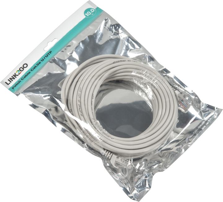 Image du produit Link2Go Câble patch (UTP, CAT5e, 10 m)