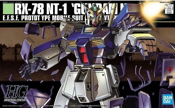 Actual product image Bandai HGUC 1/144 RX-78 NT-1 GUNDAM NT-1