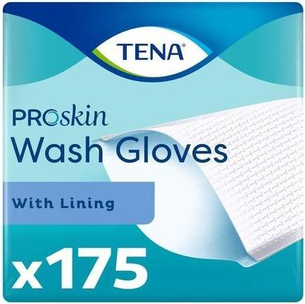 Actual product image Tena Wash Glove with foil (Intimate washing lotion)