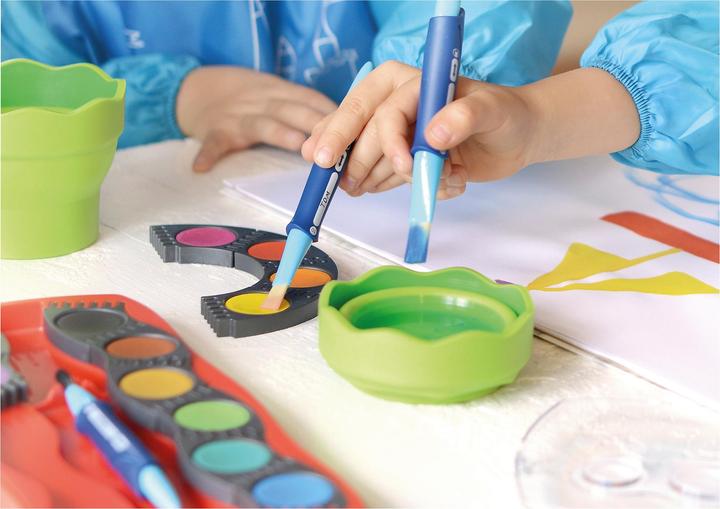 Actual product image Faber-Castell Gouache Connector paint box turquoise with 12 (12 ml)