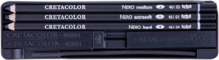 Produktbild Cretacolor Zeichenstift Nero Deep Black (7 x)