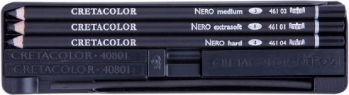 Image du produit Cretacolor Crayon à dessin Nero Deep Black (7 x)