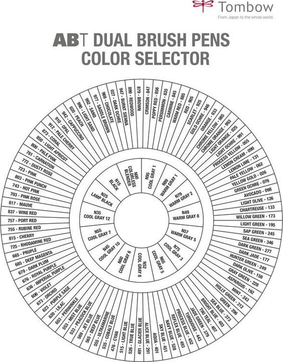 Actual product image Tombow 761 (Rose, 1 x)
