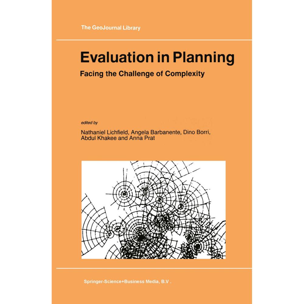 Evaluation in Planning, Fachbücher von Dino Borri, Abdul Khakee, Anna Prat, Angela Barbanente, Nathaniel Lichfield