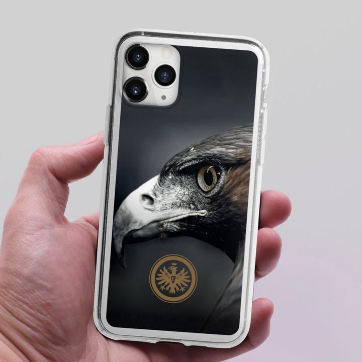 Actual product image DeinDesign Silikon Hülle für Apple iPhone 11 Pro Max Handyhülle Case Smartphone Schutzhülle Adler Eintracht (Apple iPhone 11 Pro Max)