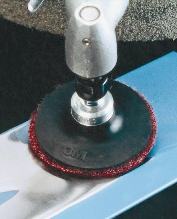 Produktbild 3M Roloc Vliesscheibe 76mm grob SC-DR Stahl/Edelstahl braun (Grob)