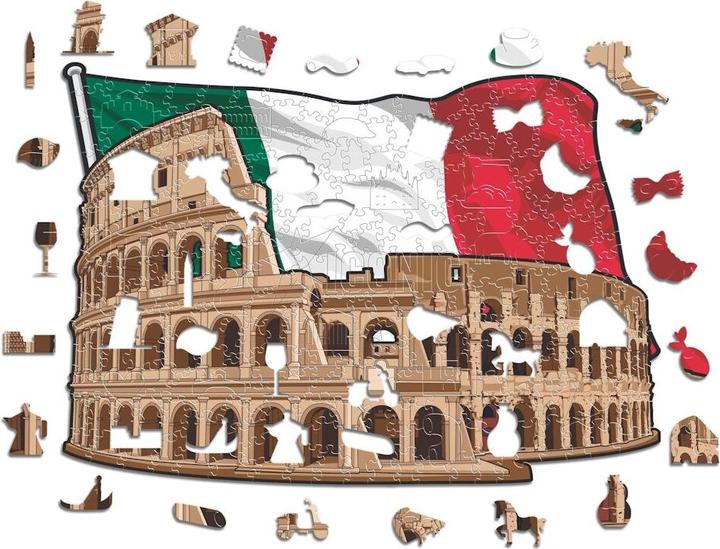 Produktbild Iconic Kolosseum in Rom - Monument Holz Puzzle Grösse S (150 Teile) (150 Teile)