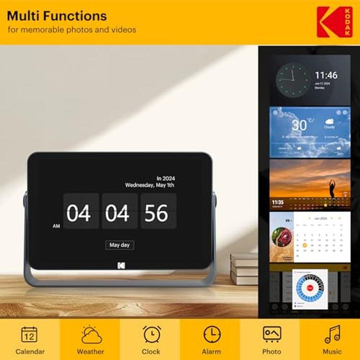 Actual product image Kodak Digital Wi-Fi Photo Frame with Touchscreen, Memory, and Battery (10.10", 1920 x 1200 pixels)