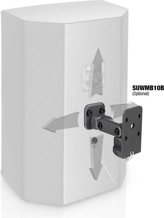 Image du produit LD Systems SAT 82 G2 - 8" Installationslautsprecher passiv schwarz