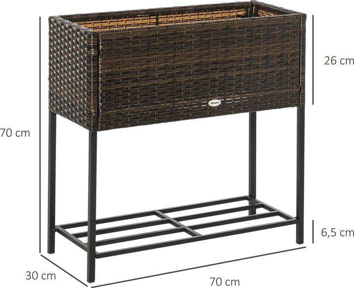 Produktbild Jamb Rattan Hochbeet
