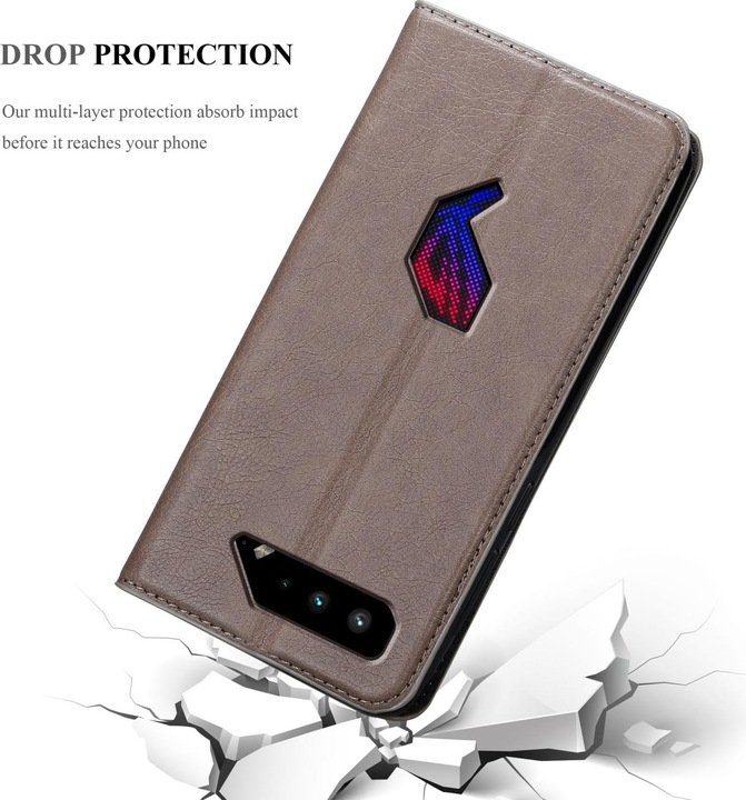 Produktbild Cadorabo Book Invis. Magnet Hülle (Asus ROG Phone 5)