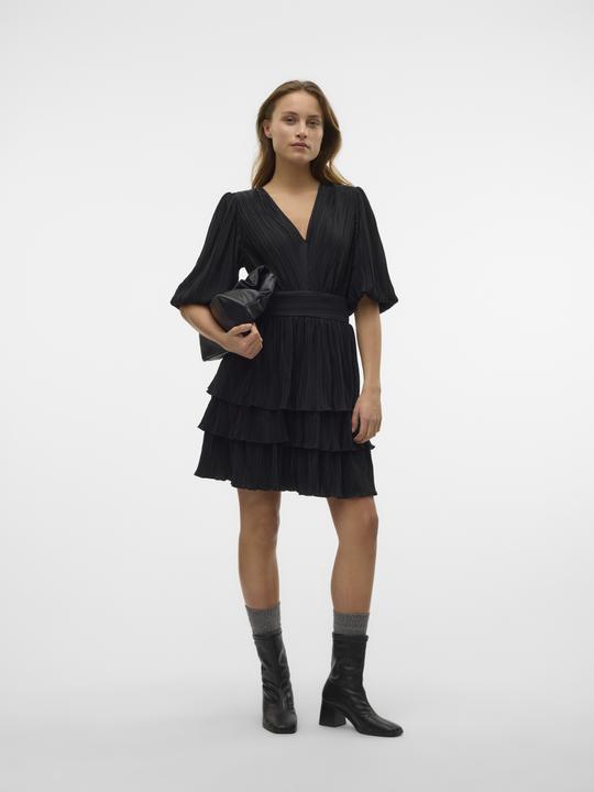 Actual product image Vero Moda Vmkaja Short Plisse Dress Exp (XS)