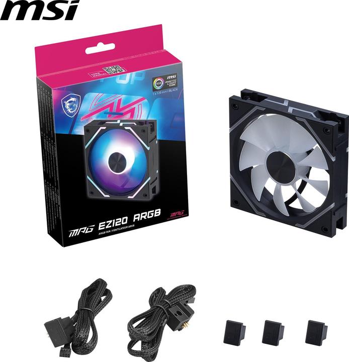Actual product image MSI MPG EZ120 ARGB-1B (120 mm, 1 x)