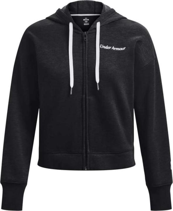 Immagine prodotto Under Armour Armour Essential Fleece Script FZ Hoodie 1374106-001 Juoda S (S)