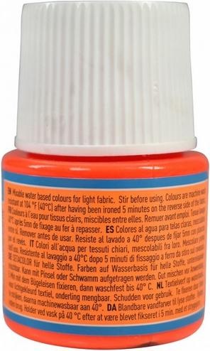Immagine prodotto Pebeo Setacolor Tessuti Chiari (Arancione neon, 45 ml)