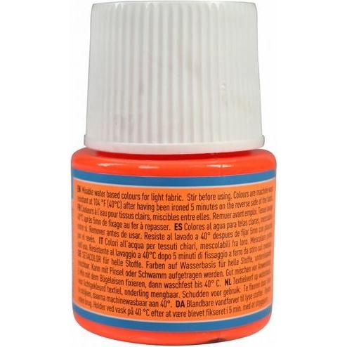 Thumbnail - Pebeo, Künstlerfarbe + Bastelfarbe, Setacolor helle Stoffe (Neonorange, 45 ml)