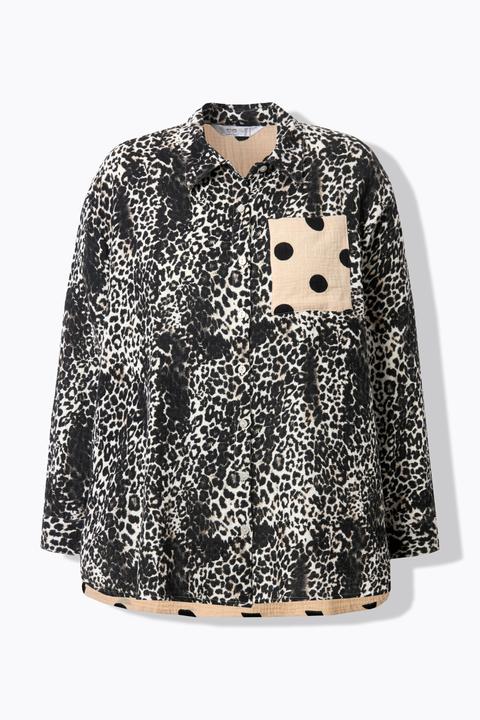 Immagine prodotto Angel of Style Bluse, oversized, Musselin, Mustermix (48)