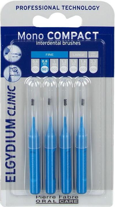 Pierre Fabre Clinic Mono Compact Blue Interdental Brushes (4x)