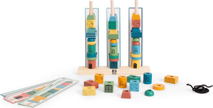 Actual product image BS Wooden stacking towers
