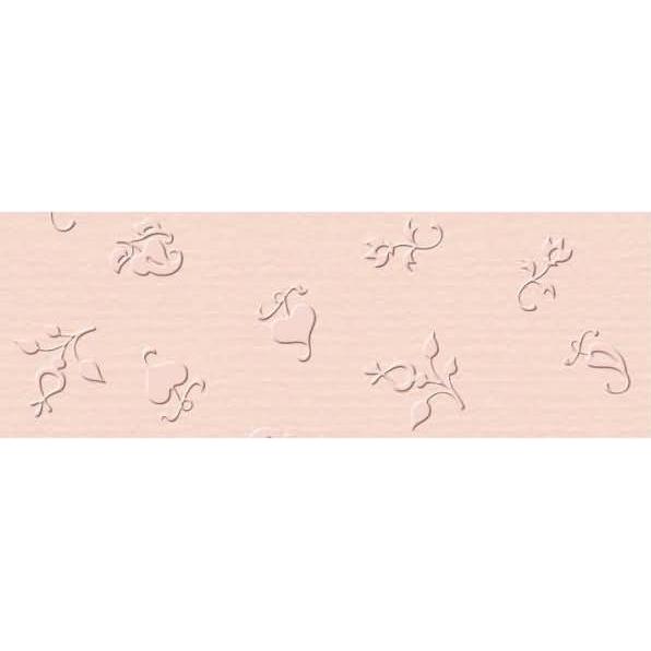 Ursus, Bastelpapier, Prägekarton Elegance 220g/qm 23x32cm VE=5 Blatt Bouquet lachs (220 g/m², 5 x)
