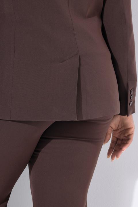 Produktbild Ulla Popken Blazer, Acetat, Reverskragen, Knopfverschluss (56)