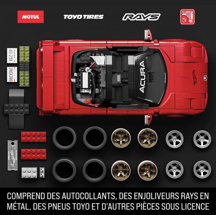 Actual product image Mattel Brick Shop Elite 90 Acura NSX